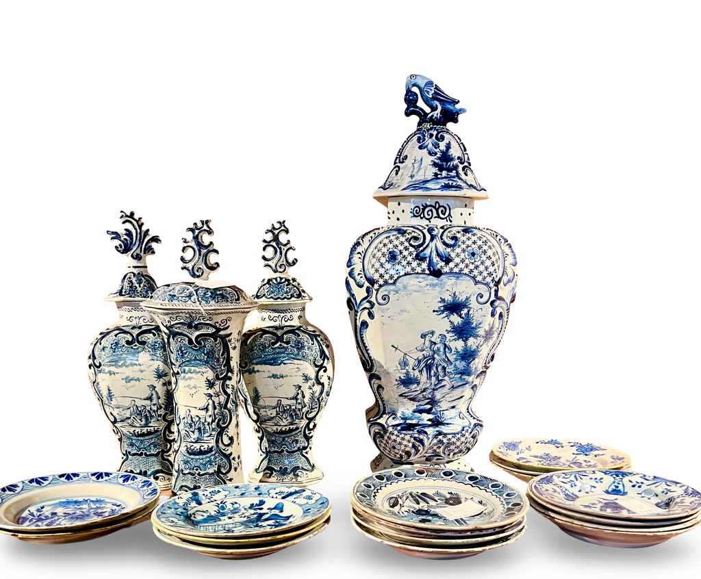 Delft Blauw Collectie (Vazen & 30+ Borden) Ook individueel verkrijgbaar