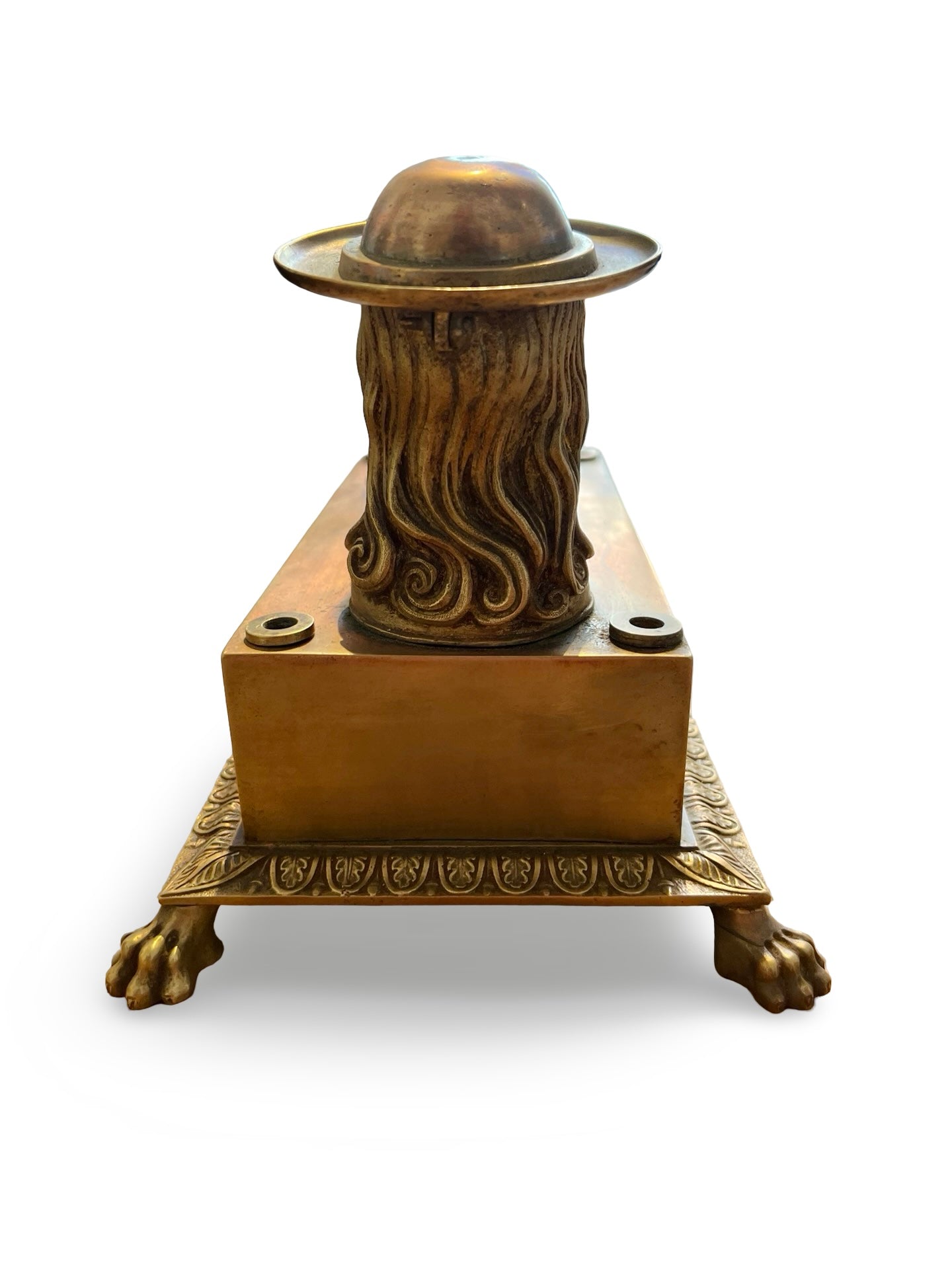 Humoristisch bronzen inktstel