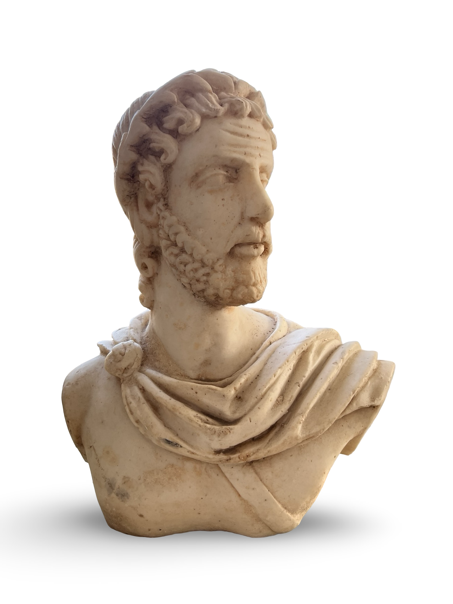 Neoklassieke marmeren buste – Italiaanse Grand Tour, ca. 1880–1920