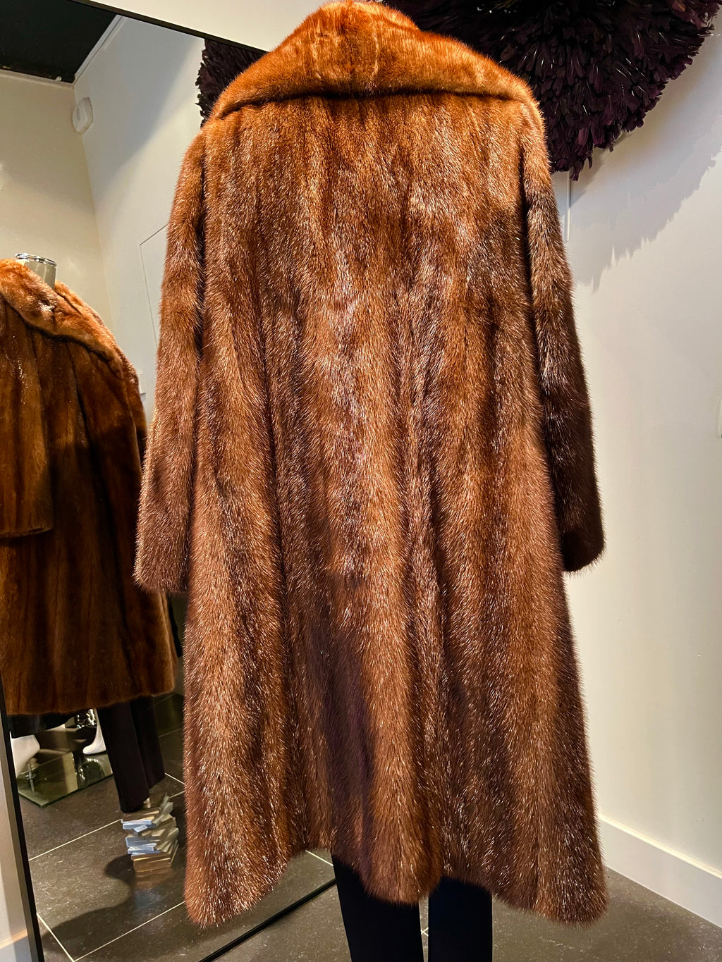 Vintage nertsbontmantel – Boucek Liège
