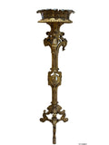 GROTE BAROK-CLASSICISTISCHE KERKKANDELAAR – VERGULD HOUT