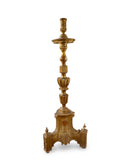 Italian Giltwood Floor Candlestick / Torchère (c. 1780–1830) — 170 cm