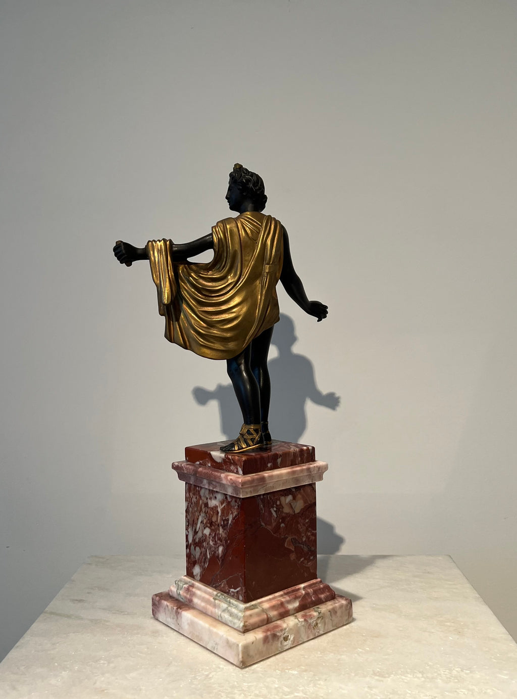 Franse neoklassieke bronzen Apollo – ca. 1900