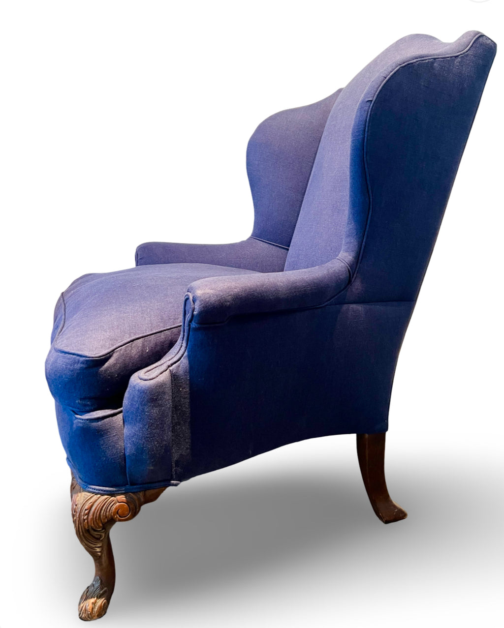 Wingback fauteuil met klauwpoten – ca. 1930