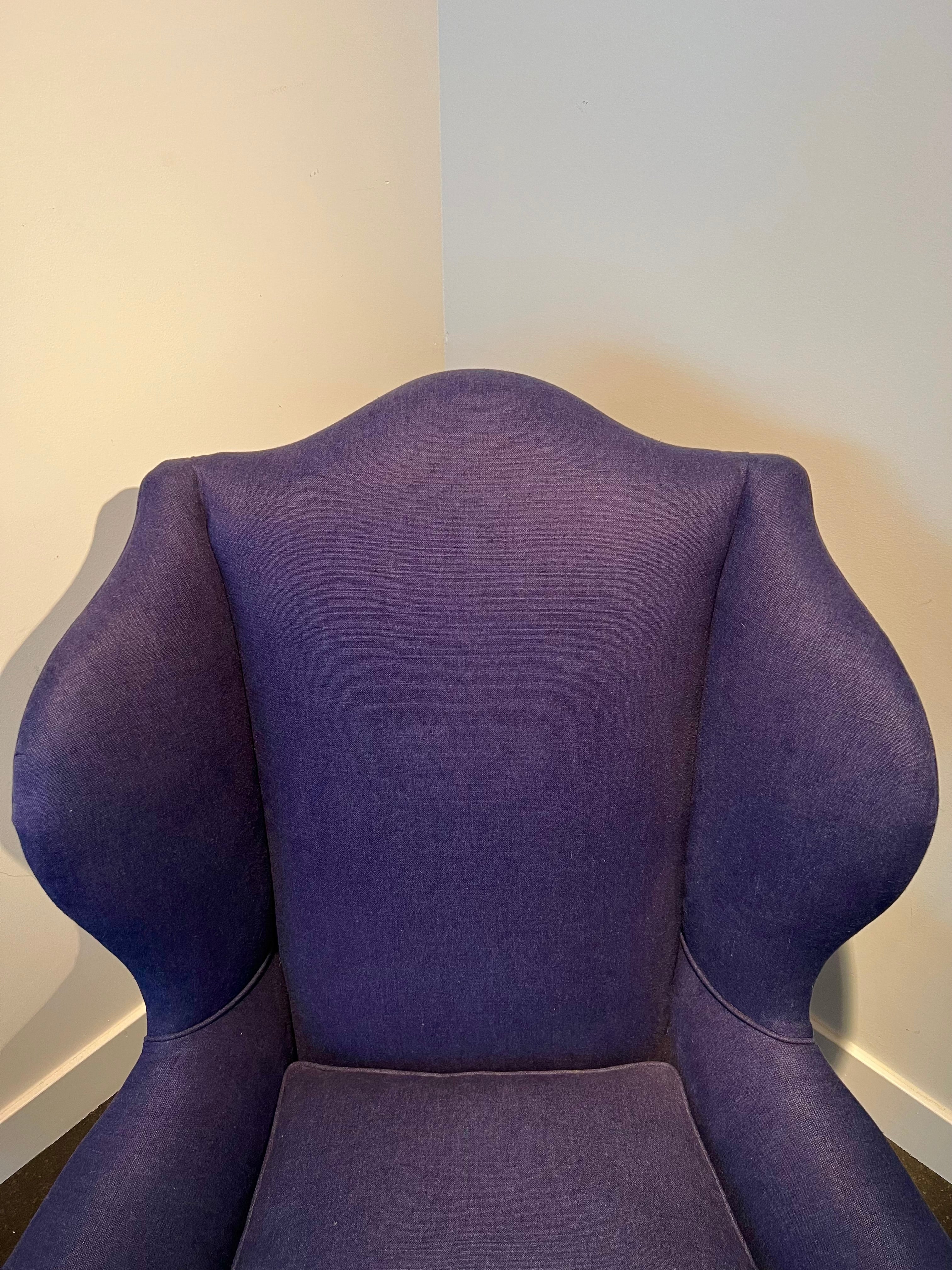 Wingback fauteuil met klauwpoten – ca. 1930
