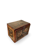 Alpine painted strongbox / travelling cabinet