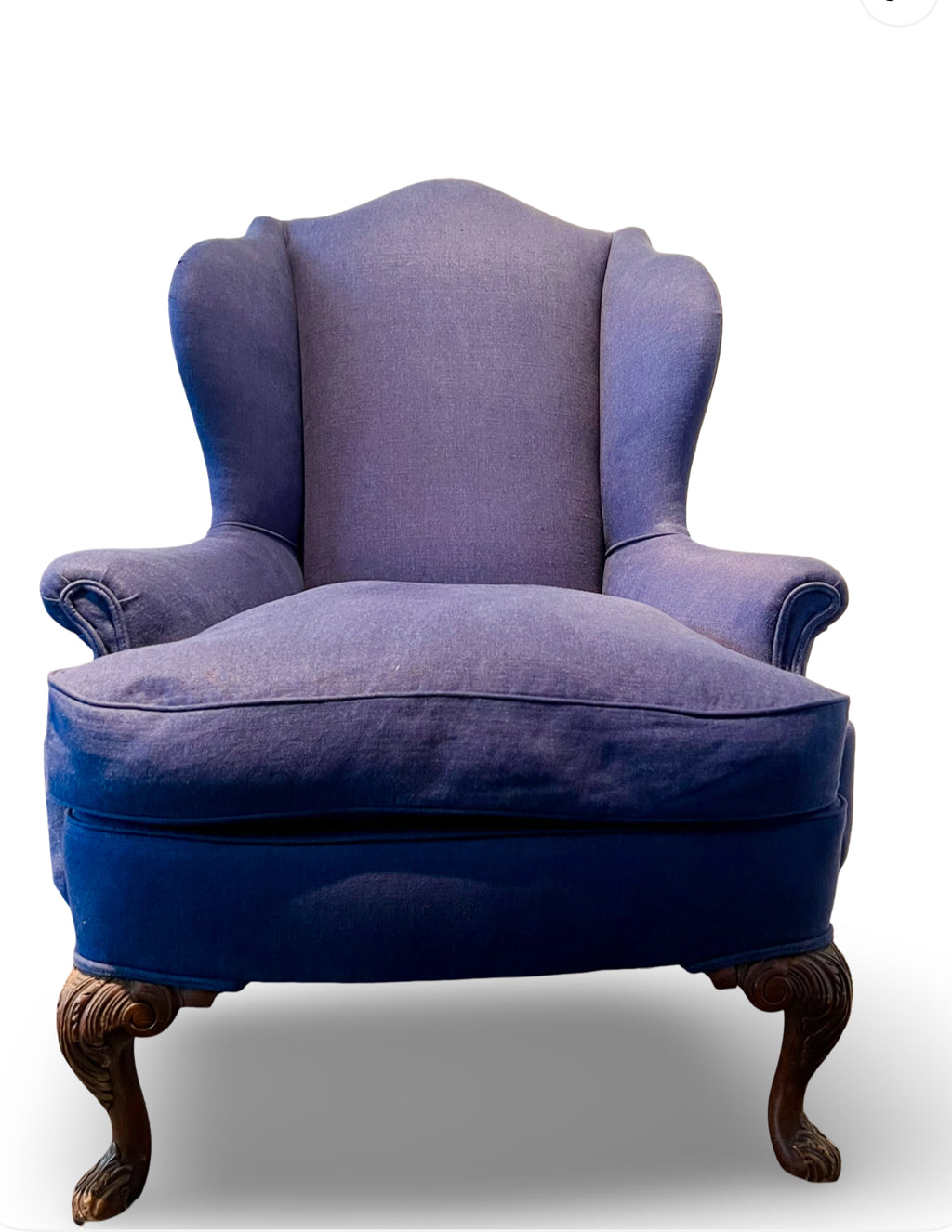 Wingback fauteuil met klauwpoten – ca. 1930