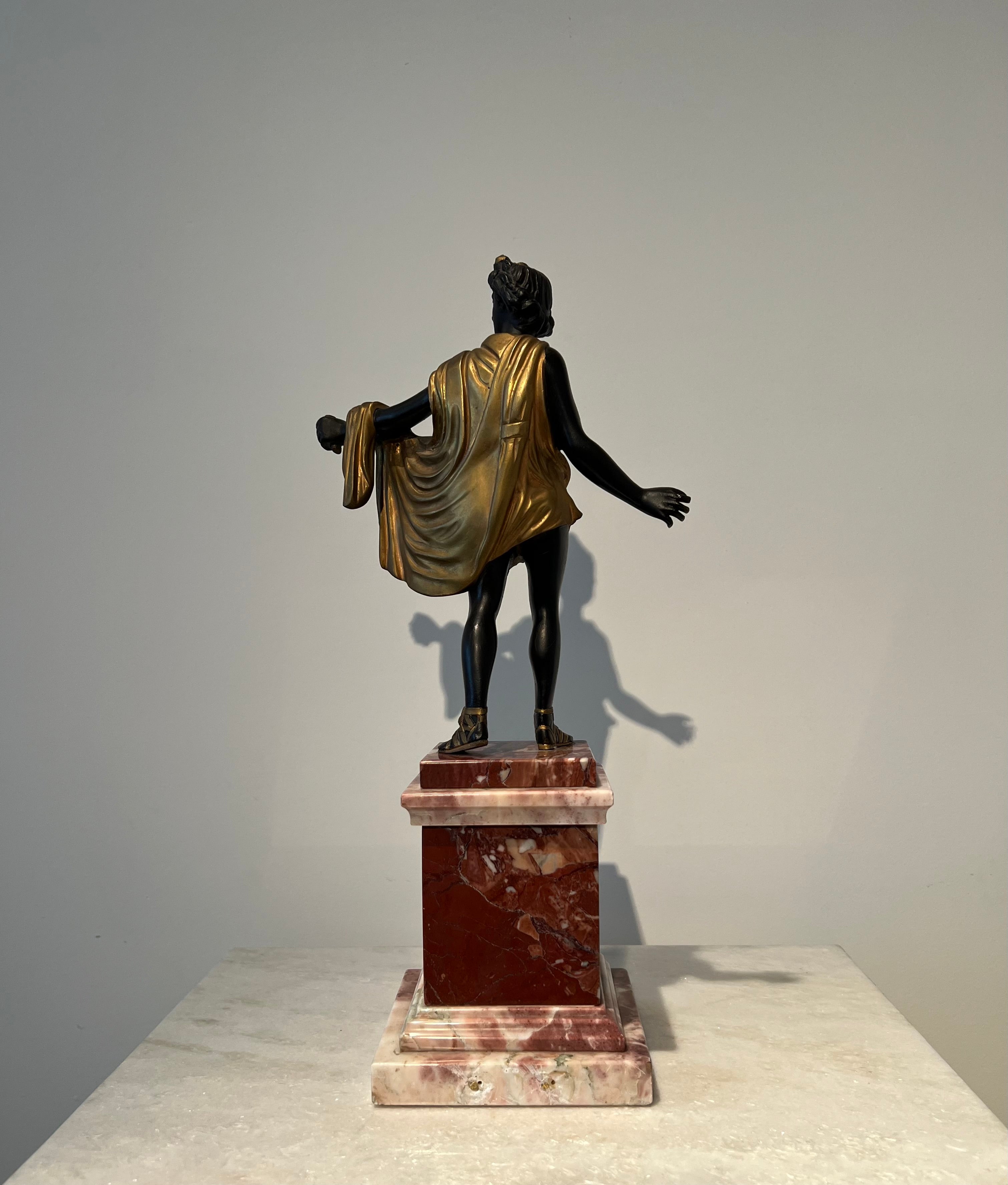 Franse neoklassieke bronzen Apollo – ca. 1900
