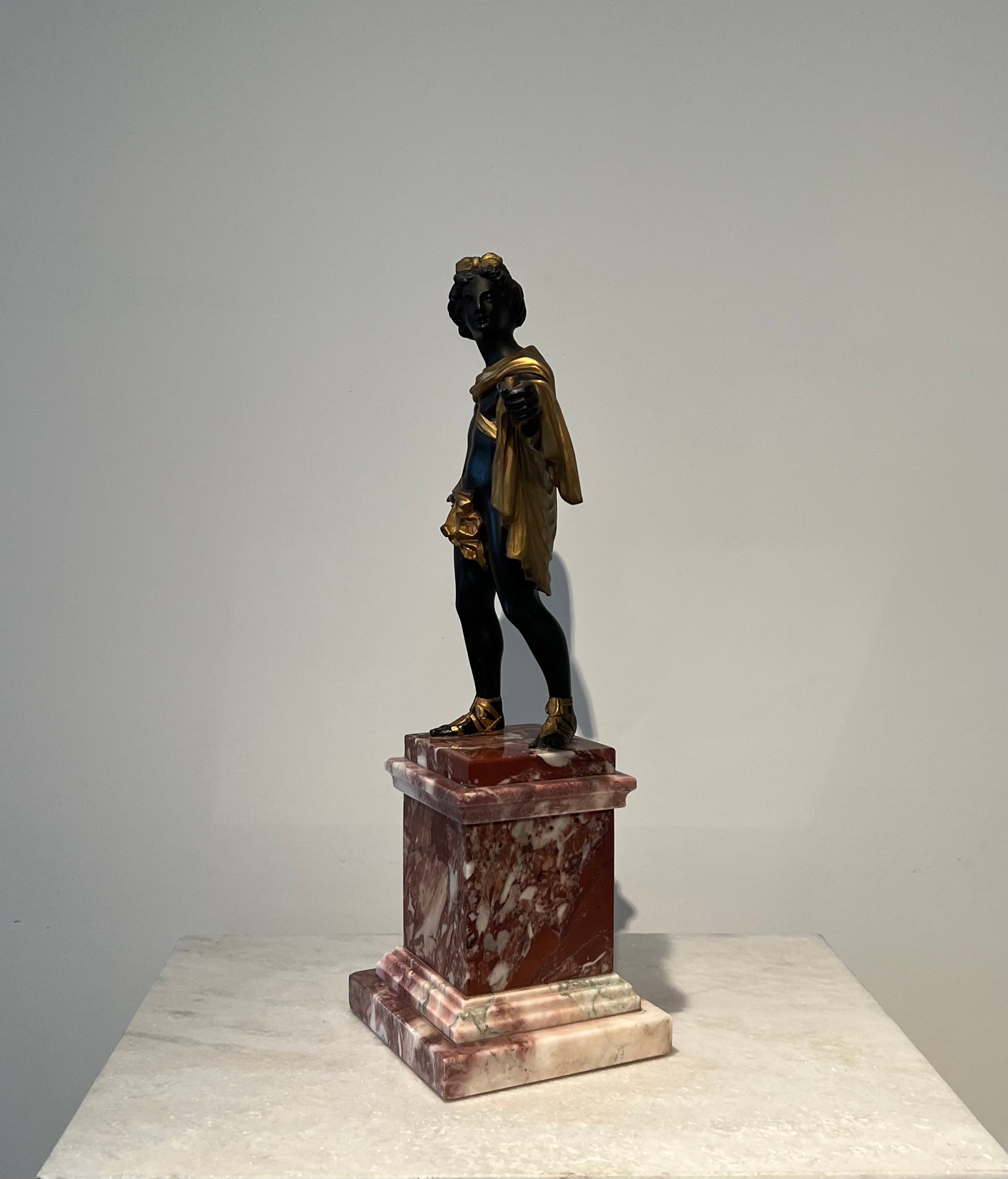 Franse neoklassieke bronzen Apollo – ca. 1900