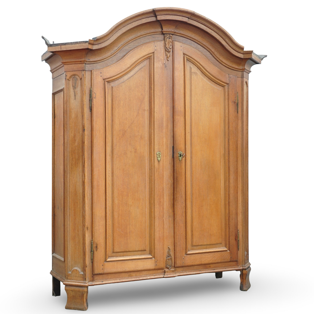 Eiken Brabantse bonnetkast – Zuidelijke Nederlanden, ca. 1780–1810