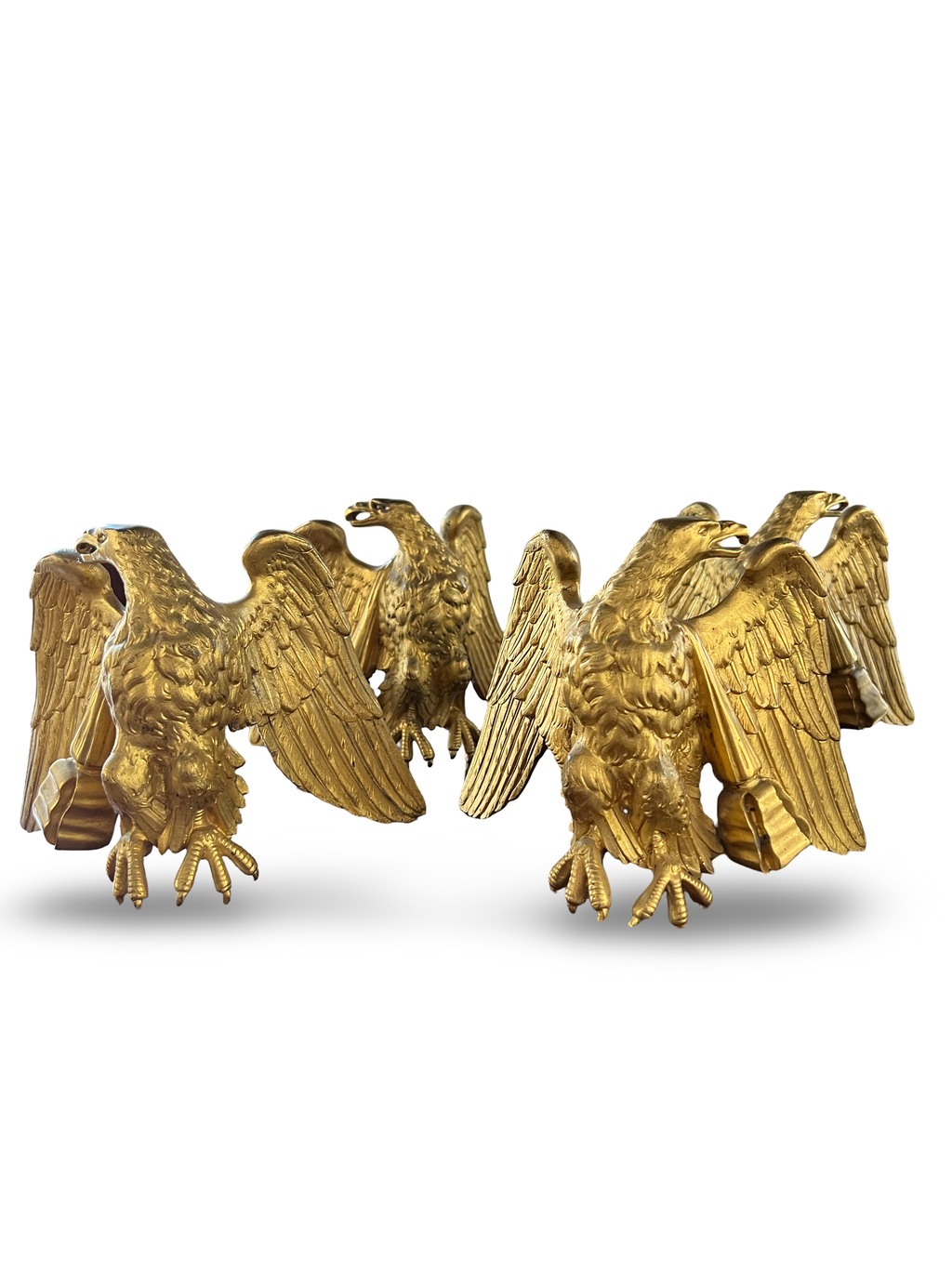 Set van vier vergulde adelaars – Frankrijk/België, ca. 1880–1930