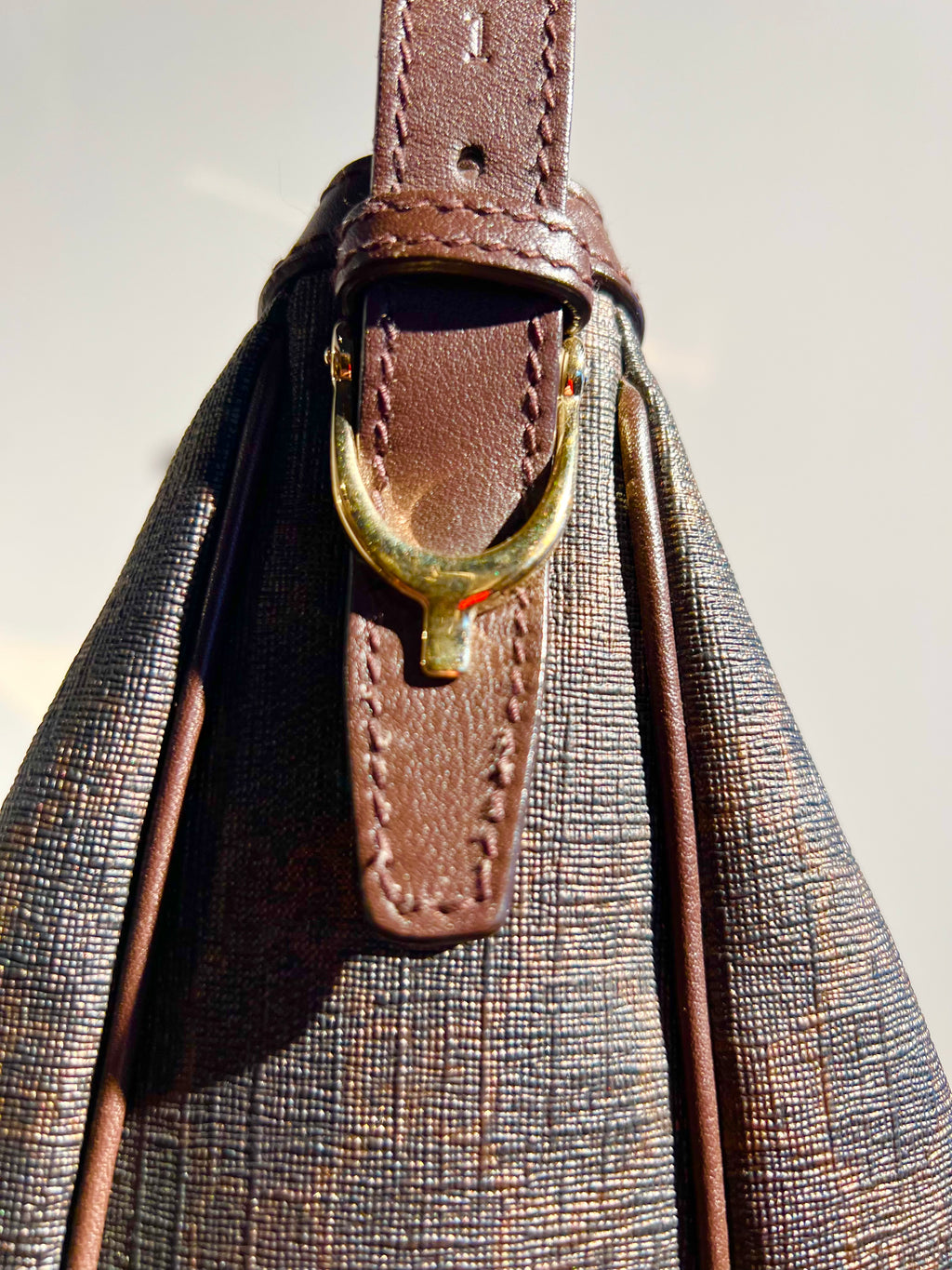 Gucci GG Monogram Hobo – Donkerbruin leder & canvas