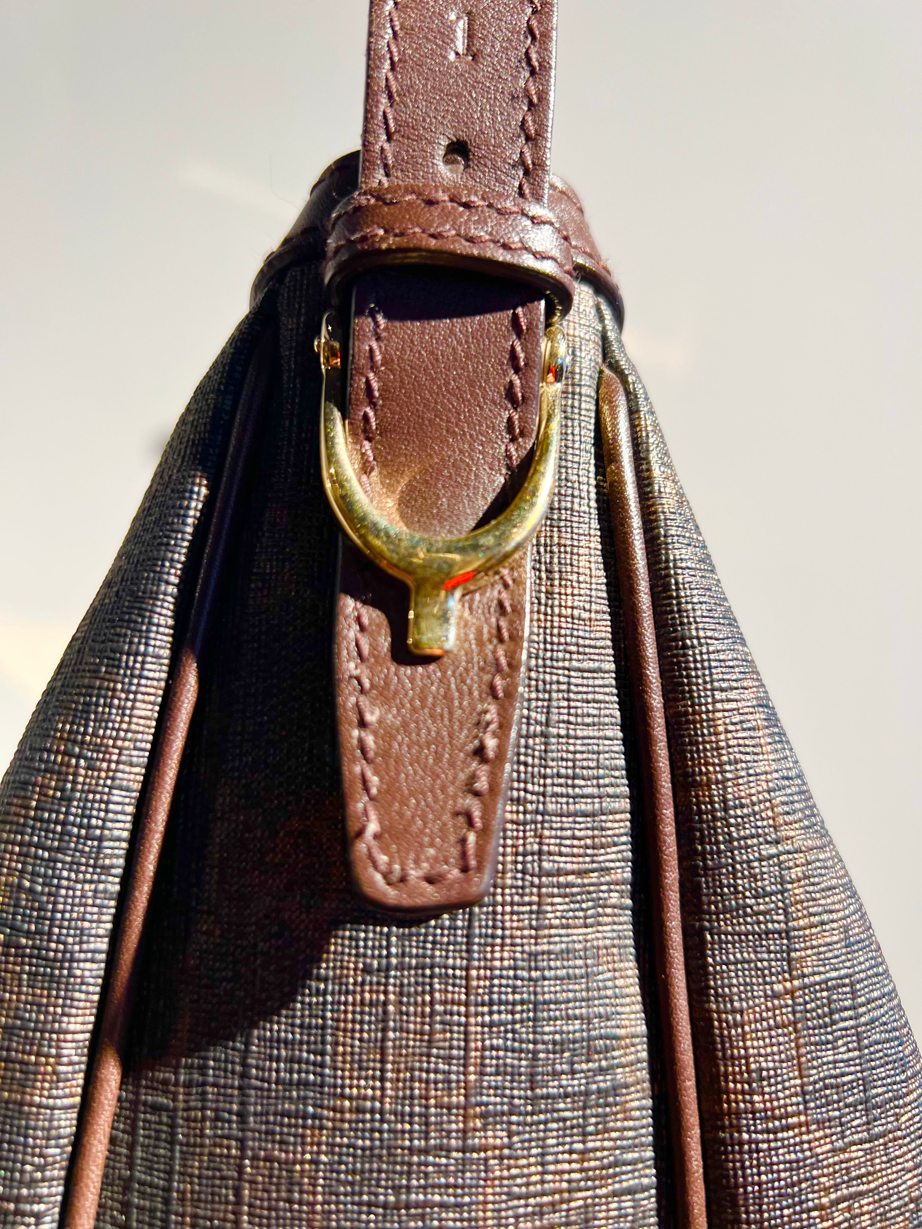 Gucci GG Monogram Hobo – Donkerbruin leder & canvas