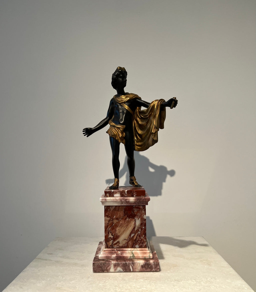 Franse neoklassieke bronzen Apollo – ca. 1900