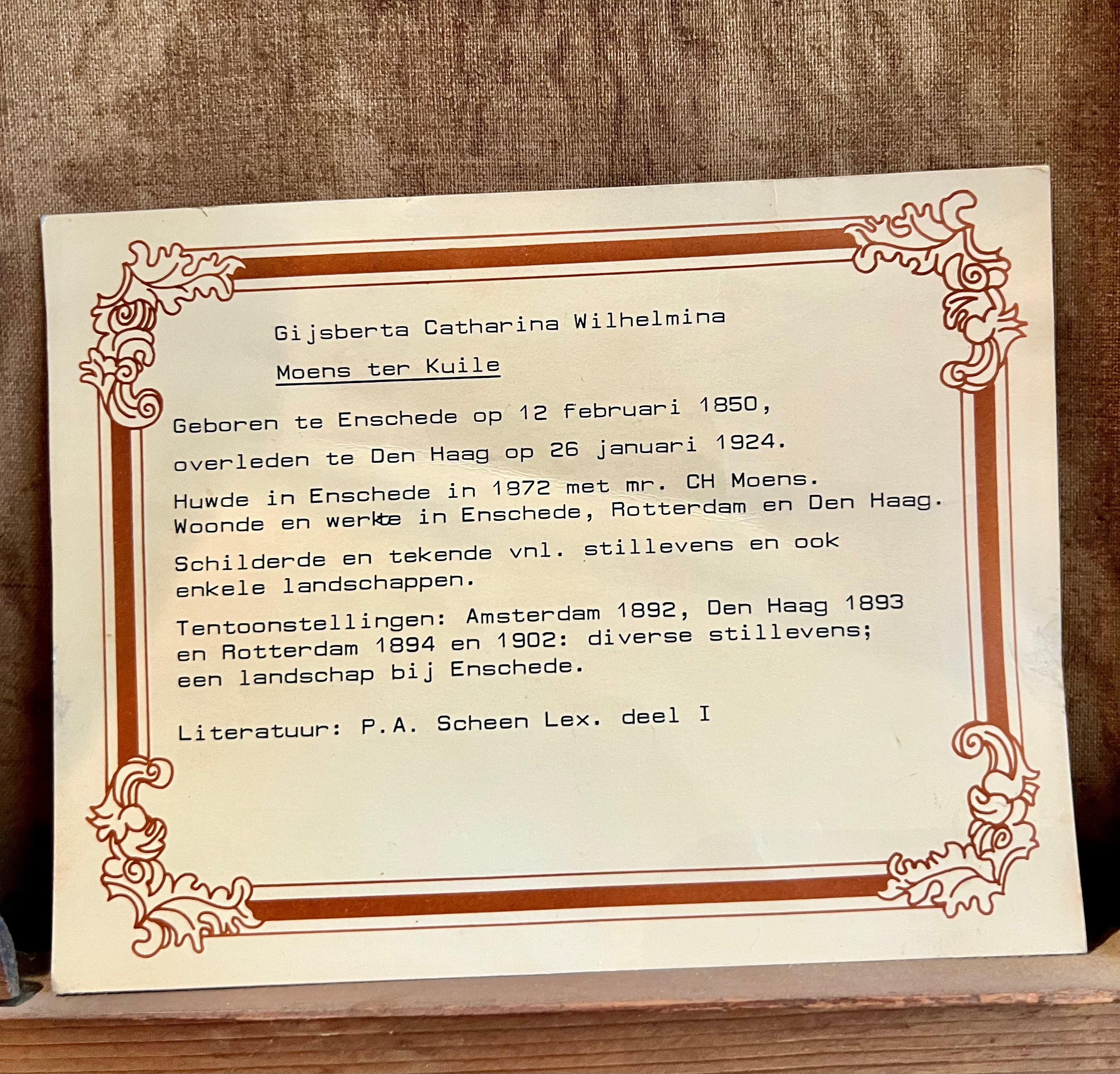 Dutch Pastoral Landscape (Farmyard Scene), 1901 — C. Moens ter Kuile