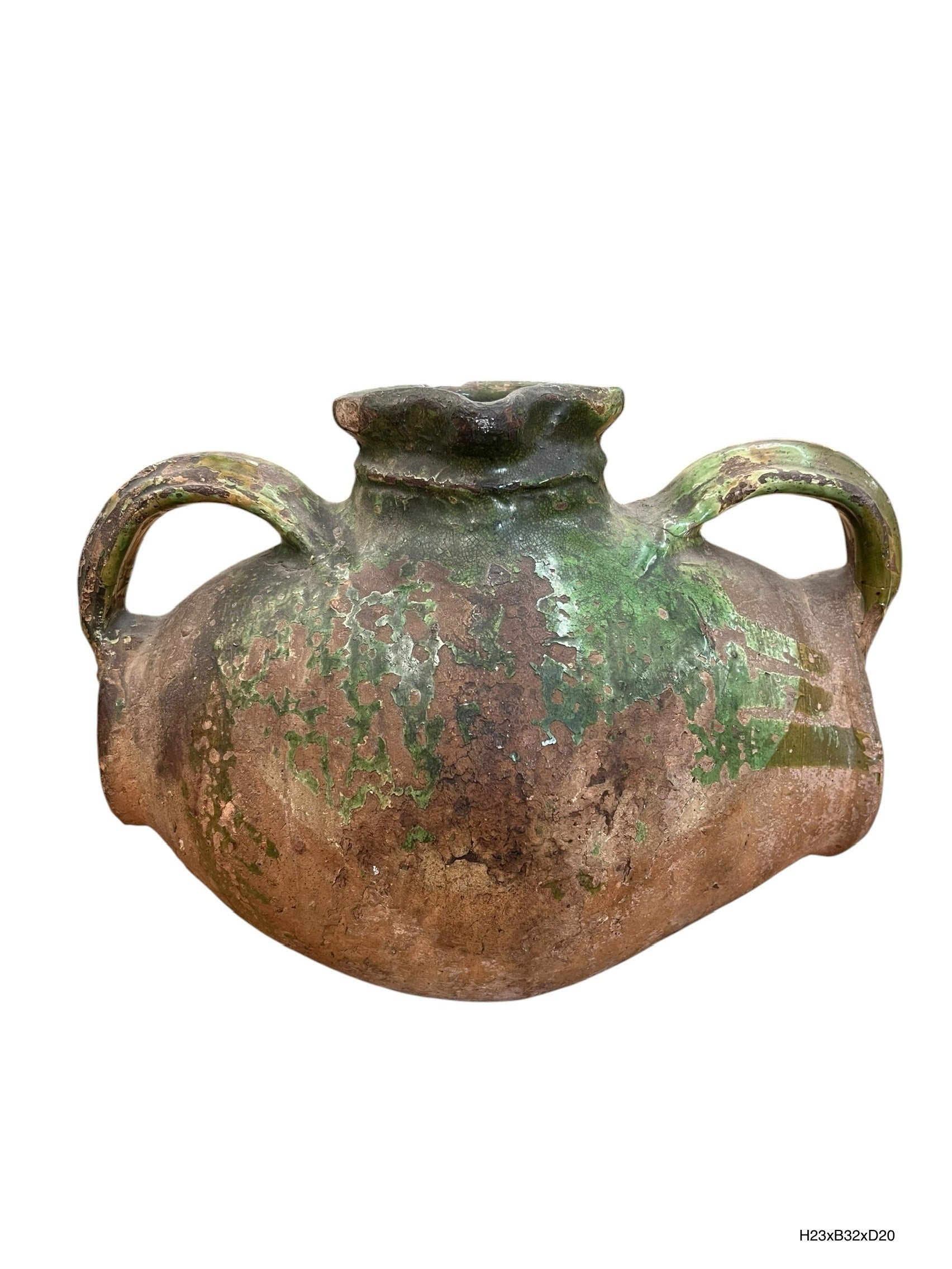 Andalusische Amfoor – Hispano-Moresk glazuur, ca. 1550–1650