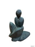 Zittende Vrouw – Belgische Bronzen Sculptuur, ca. 1960–1975