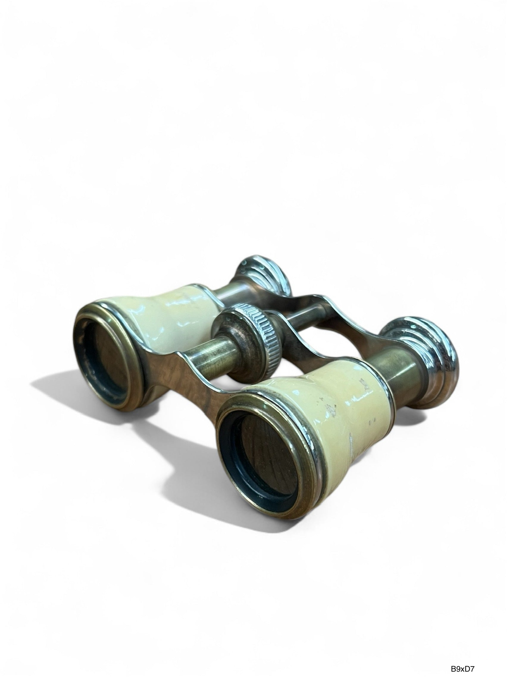 Opera-verrekijker in Messing en Parelmoer – Parijs, ca. 1880–1900