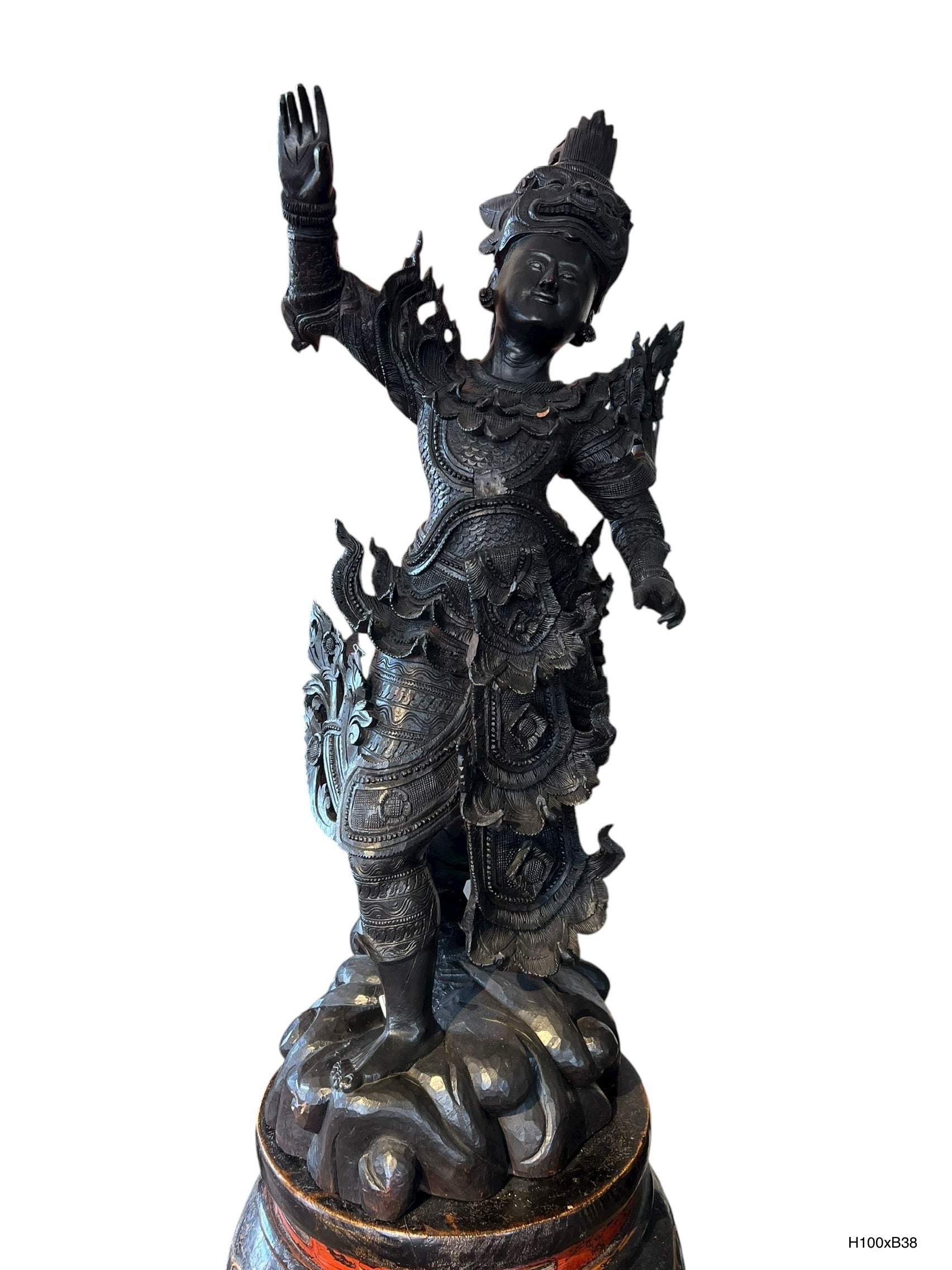 Dansende Thepphanom – Lanna-stijl, ca. 1900