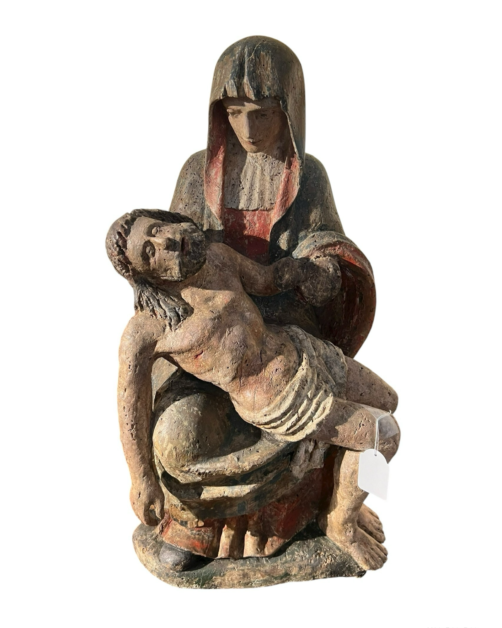 Piëta in gepolychromeerd hout, Zuid-Nederland / Rijn-Maasgebied, 17e–18e eeuw