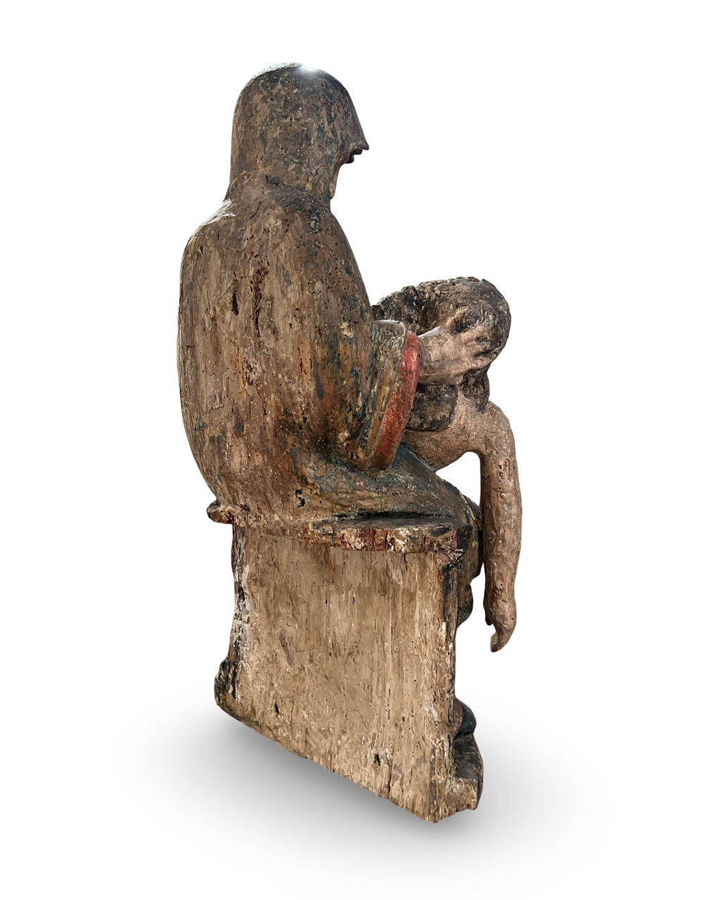 Piëta in gepolychromeerd hout, Zuid-Nederland / Rijn-Maasgebied, 17e–18e eeuw