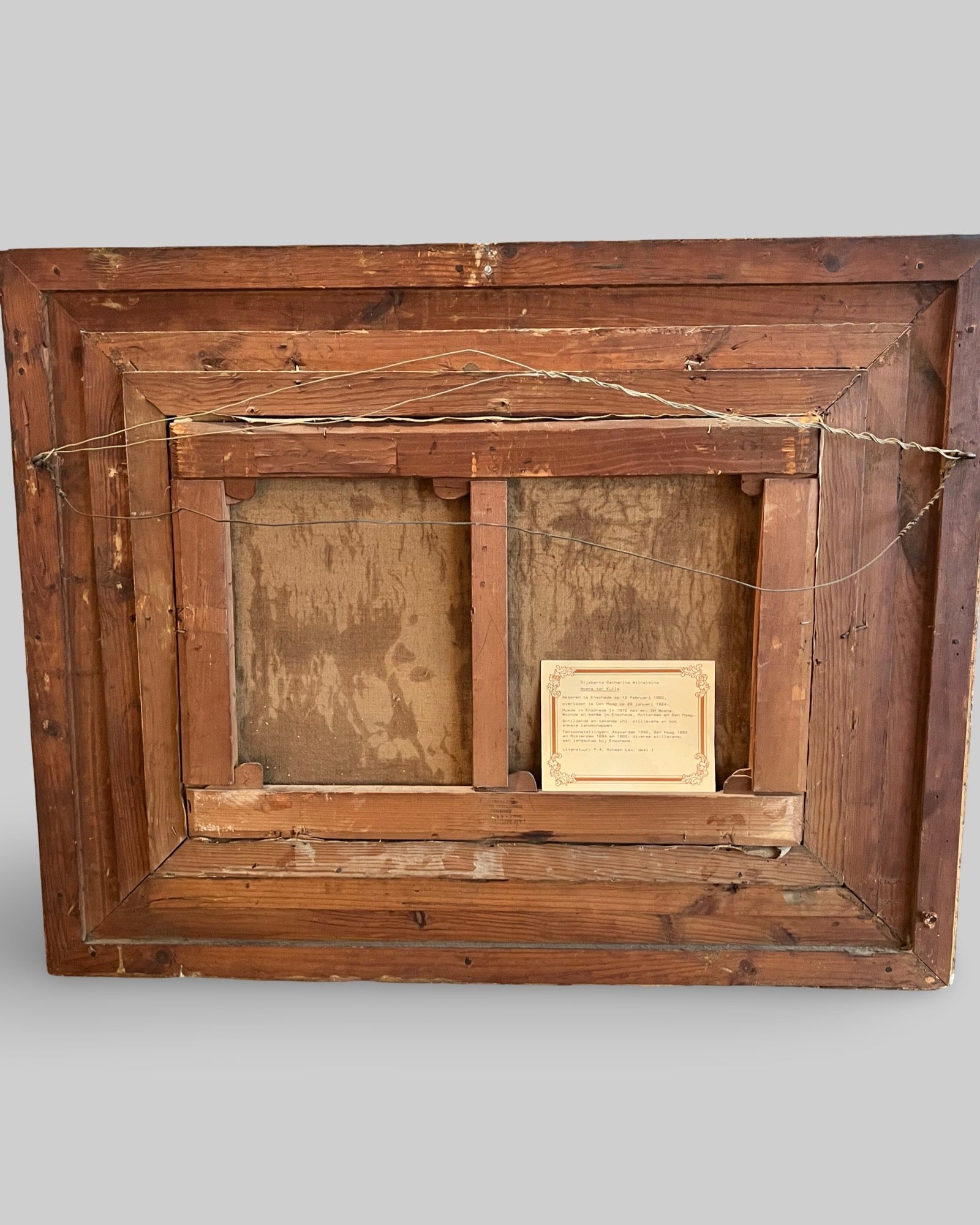 Dutch Pastoral Landscape (Farmyard Scene), 1901 — C. Moens ter Kuile